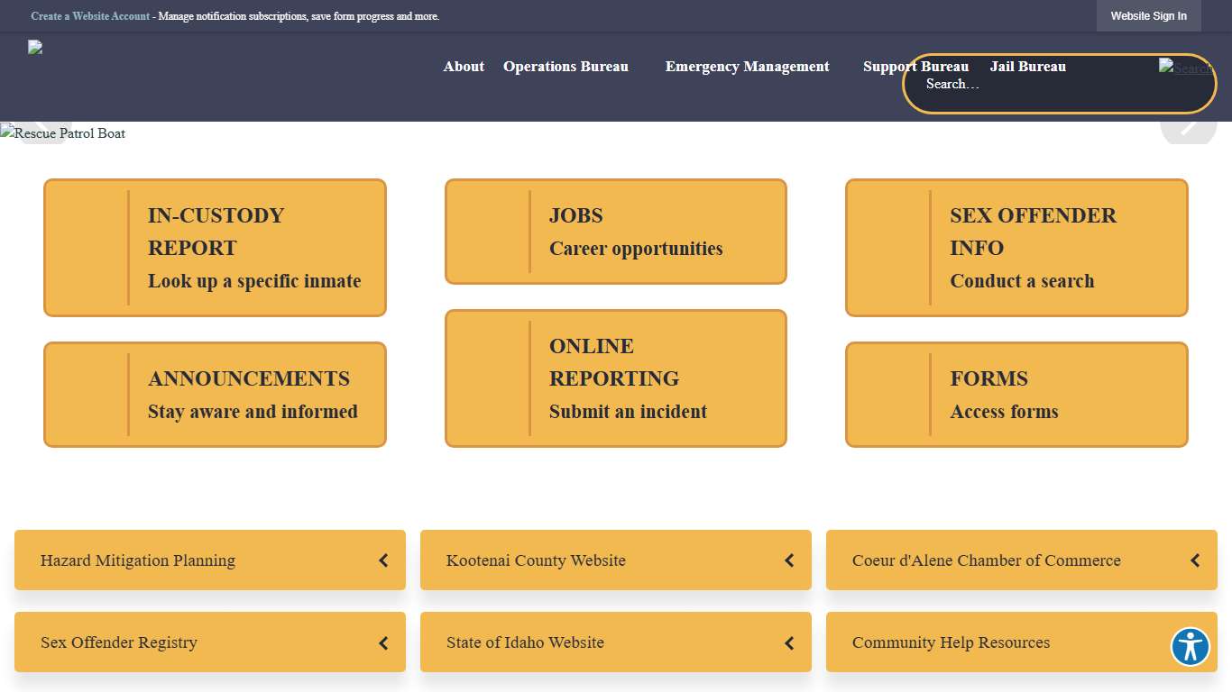 Kootenai County Sheriff, ID | Official Website